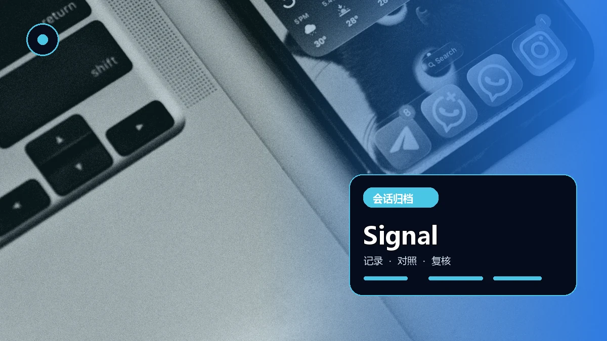 Signal 会话归档不是删除：建立随时找得回的整理规则